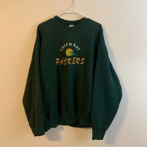 Green Bay Packers Vintage Crewneck Sweatshirt Men’s Size XL Green